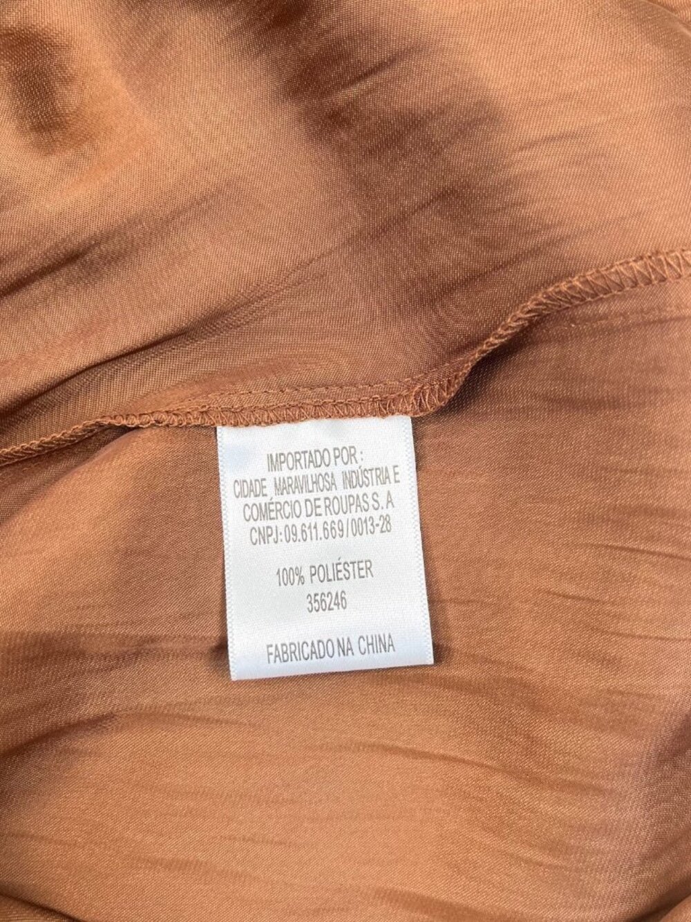NWOT Farm Rio Ruffled Sleeveless V-Neck Midi Dress Brown Size L - Picture 13 of 16